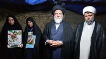 قاب‌هایی ماندگار از ادای احترام به سرو سرخ بهمئی شهید «سید مالک موسوی‌تبار»